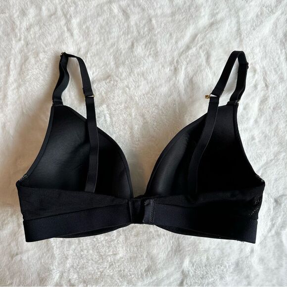 Lively Wireless Lined T-Shirt Bra Black Size Small - Picture 6 of 7